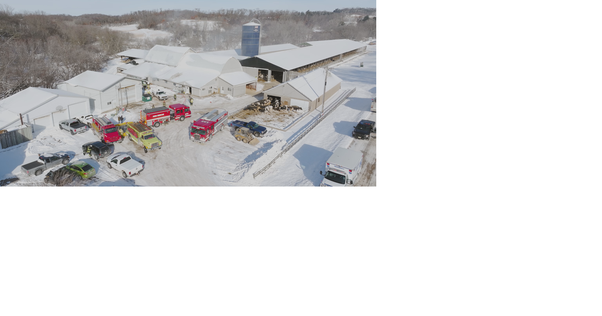Cows okay after fire at rural Eau Claire County dairy farm | Chippewa ...