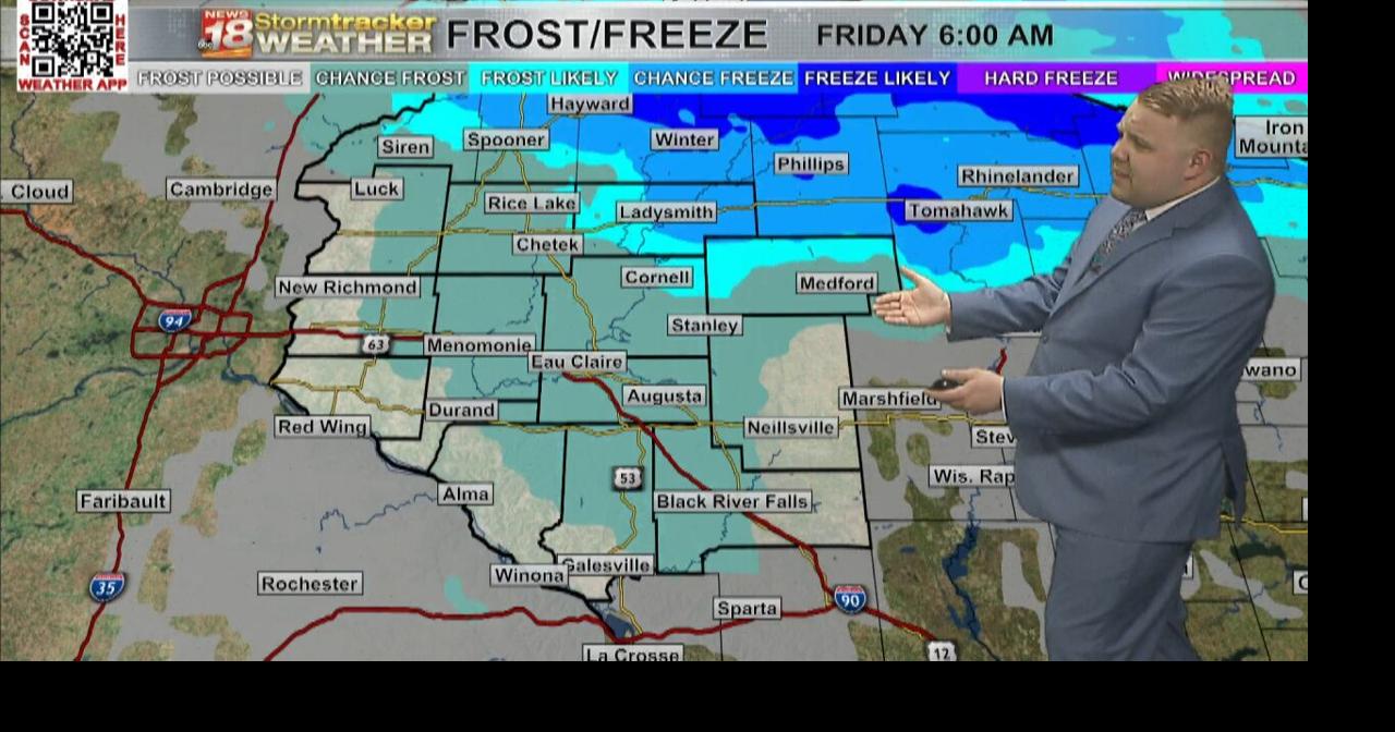 Two chances for rain + a potential for frost highlight the end of the ...