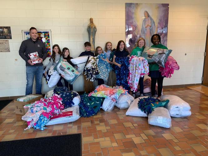 Eau Claire elementary students donate blankets and pillows to nonprofit