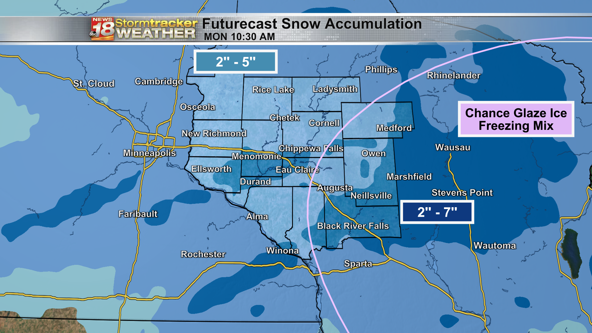 Snow Showers Tonight And Tomorrow Morning Will Bring A Slippery Early ...