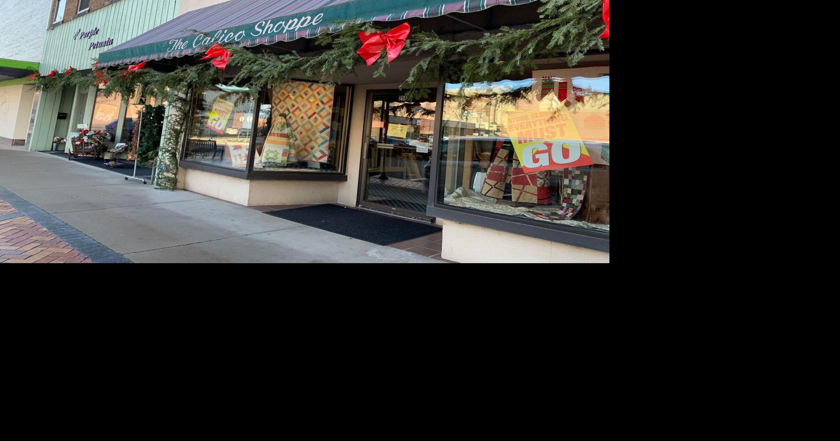 Calico Shoppe and Purple Petunia to close in 2022 Commerce