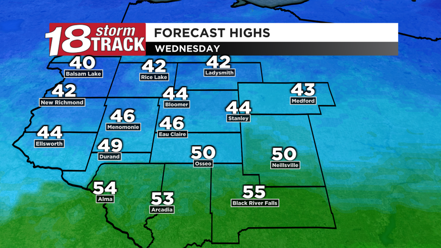 Tracking the next low-pressure system to bring rain showers and gusty ...