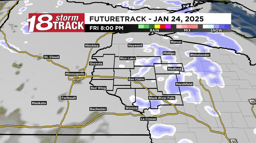 Milder temperatures, few minor snow chances expected through the end of ...