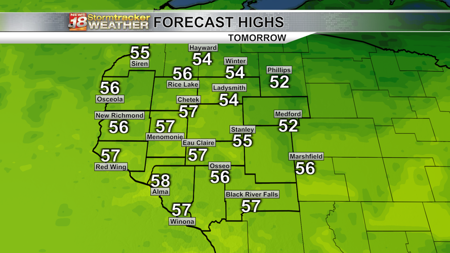 A few days of sunshine to end the week before rain chances return for ...