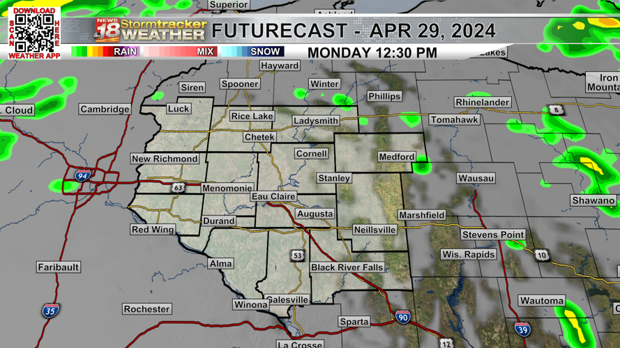 Multiple rounds of rain showers (and some thunderstorms) in the ...