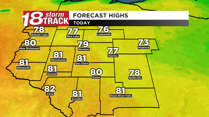 Another warm and sunny day ahead; tracking rain and storm chances late ...