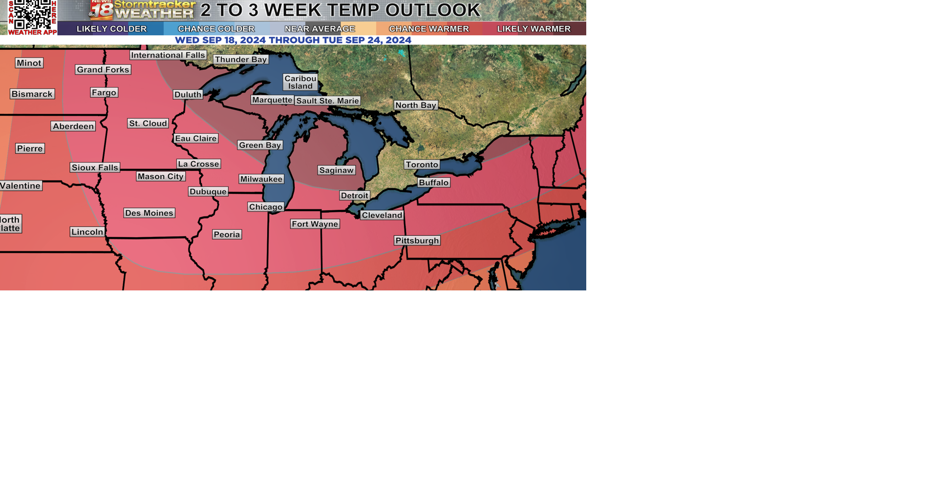 Warmer than average temps likely to continue through September (as ...