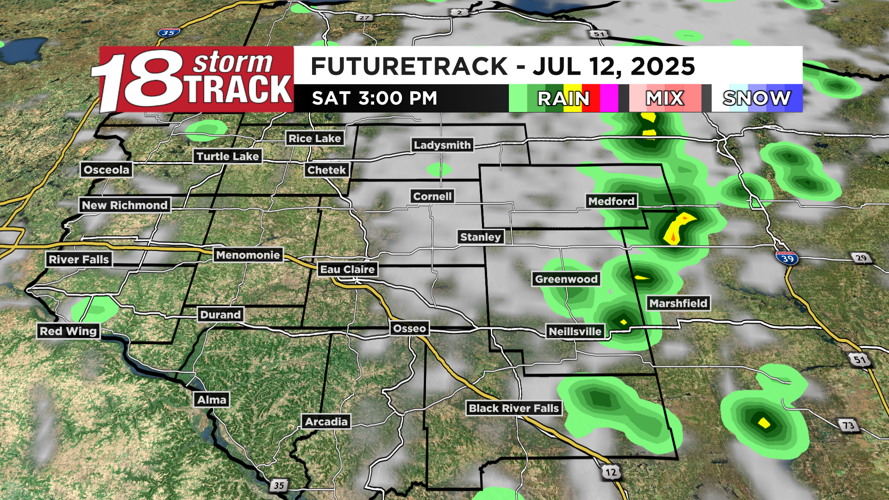 Humid conditions plus scattered shower and storm chances return the ...