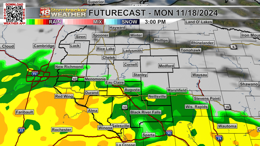 Strong low pressure system to bring soaking rain, gusty winds and ...