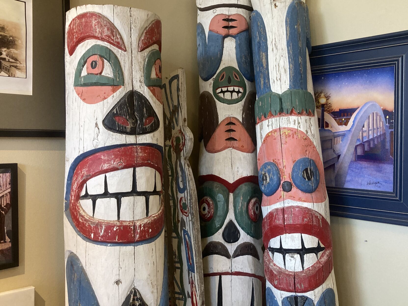 Iconic Chippewa Falls totem pole brought back together Chippewa