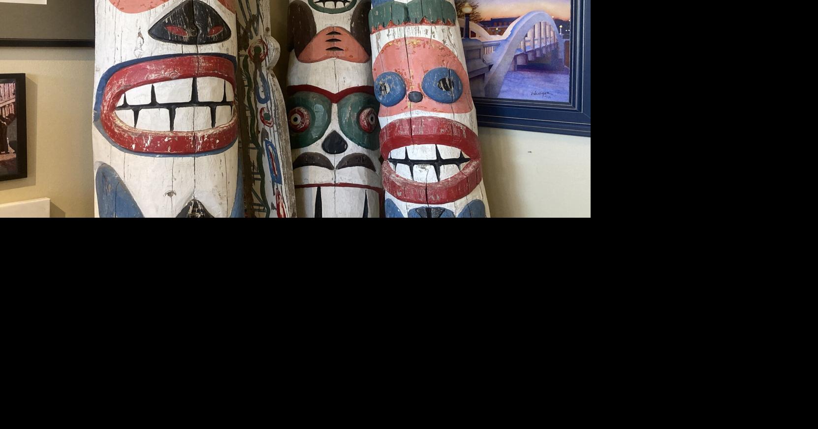 Iconic Chippewa Falls totem pole brought back together | Chippewa ...