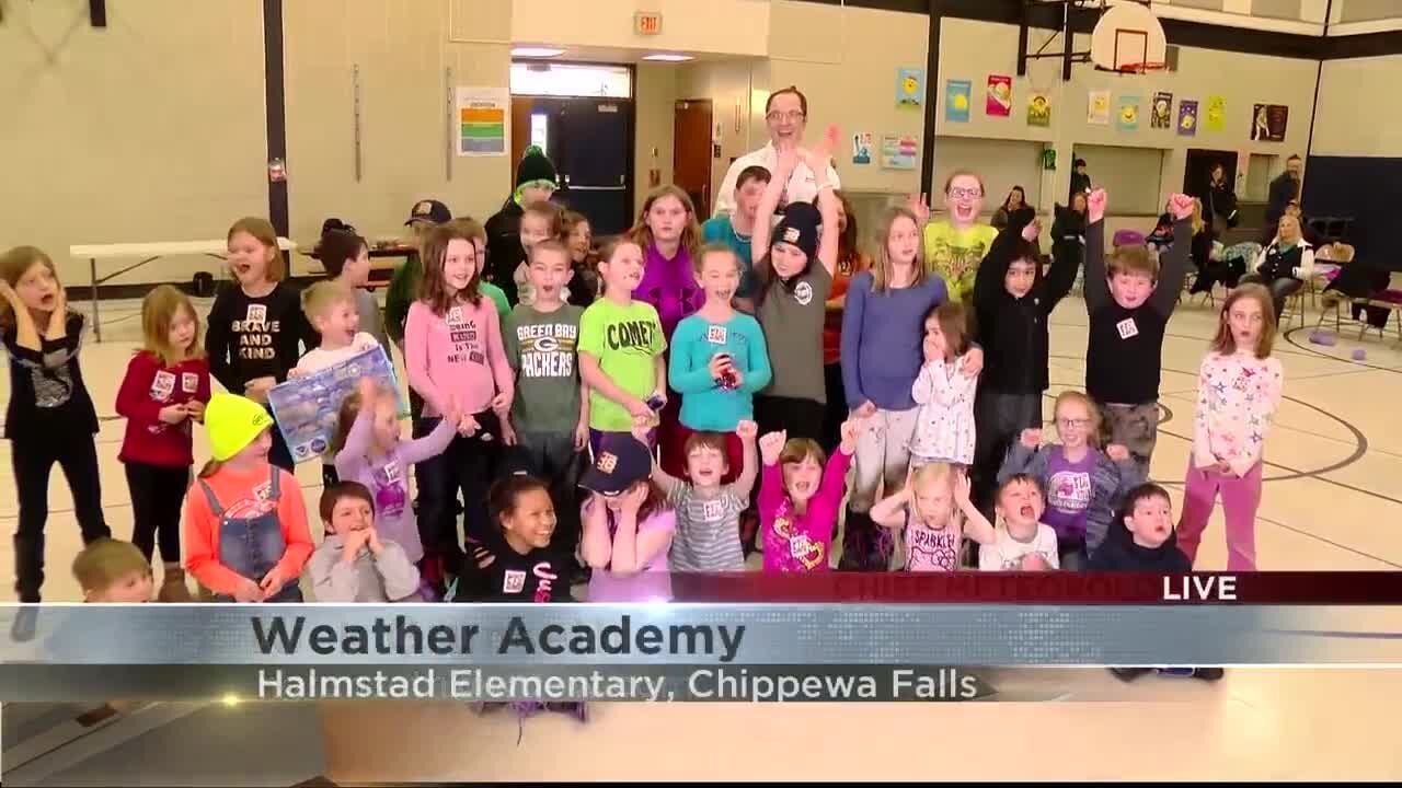 WATCH Halmstad Elementary Weather Academy News wqow