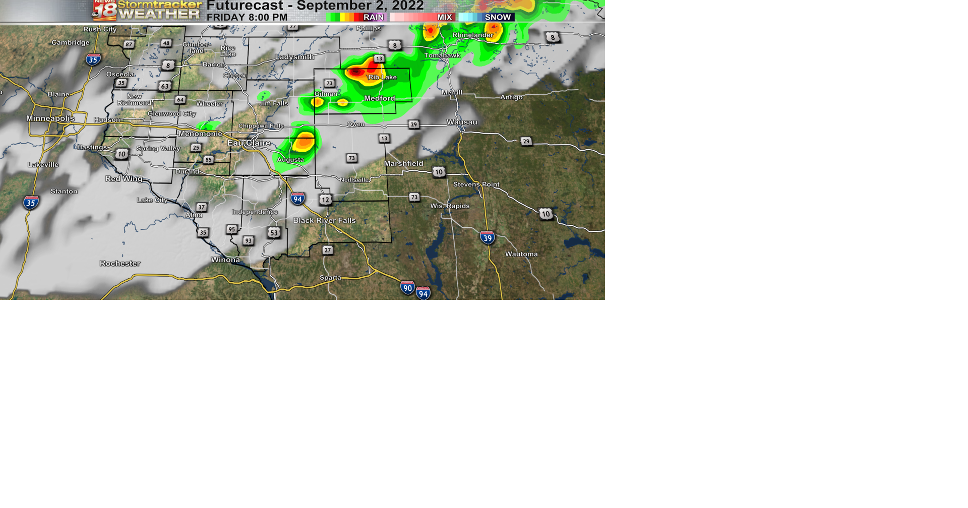 Scattered showers before a beautiful Labor Day weekend | Top Stories ...