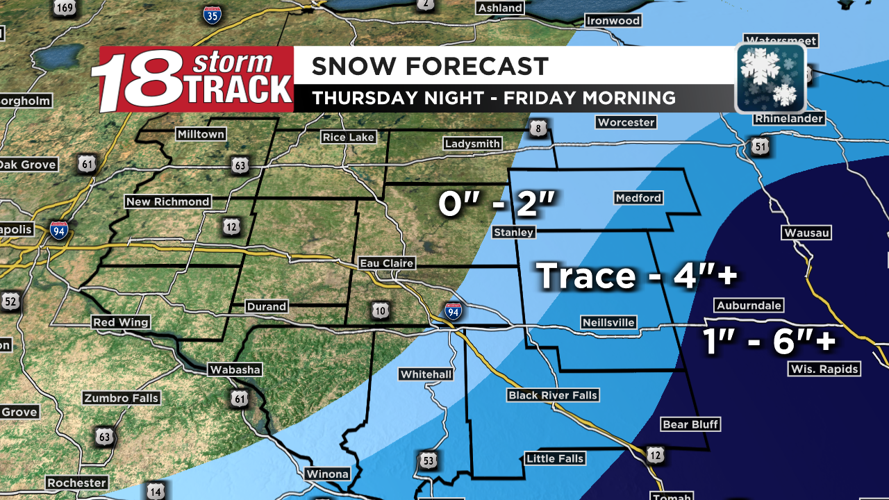 Another round of snow for some tonight as breezy winds continue | Top ...
