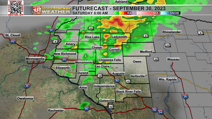 Stretch of warm, humid and breezy weather begins today with some rain ...