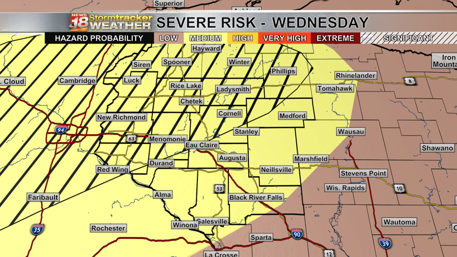 Breaking down the chances for showers and thunderstorms, threat for ...