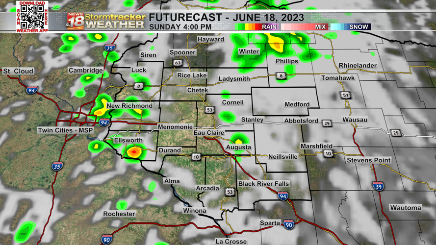 Warmer weather returns after just a slight chance for showers and ...