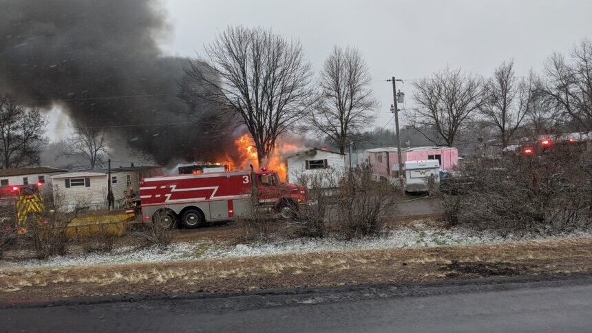 8 departments put out trailer fires in Chippewa County News