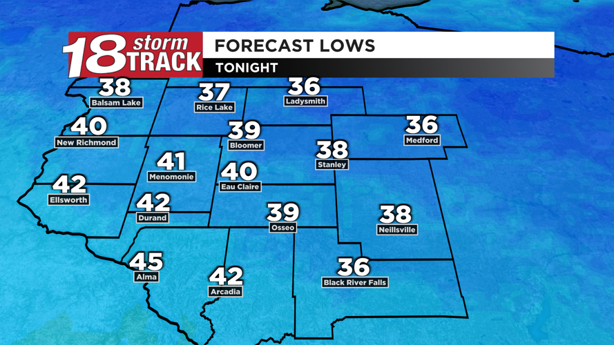 A nice Monday ahead; warm temperatures return Tuesday through Thursday ...