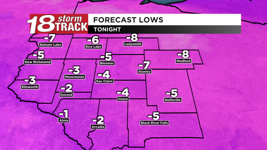 Western Wisconsin to see colder air and some light snow showers to end ...