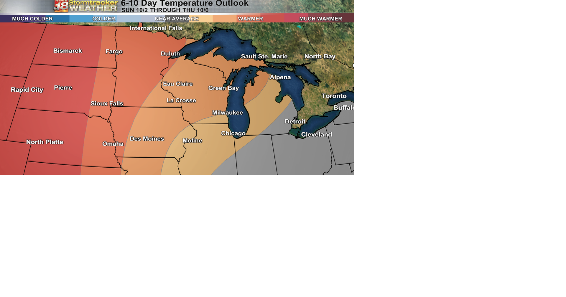 Chilly & breezy to start, but the temps warm up heading into October ...