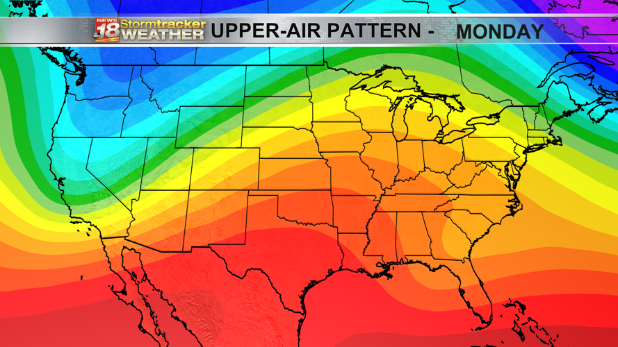 A high pressure system moves in giving us a calm and mostly sunny ...