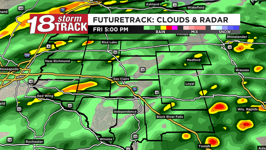 Strong to severe storms this evening with possible large hail, damaging ...