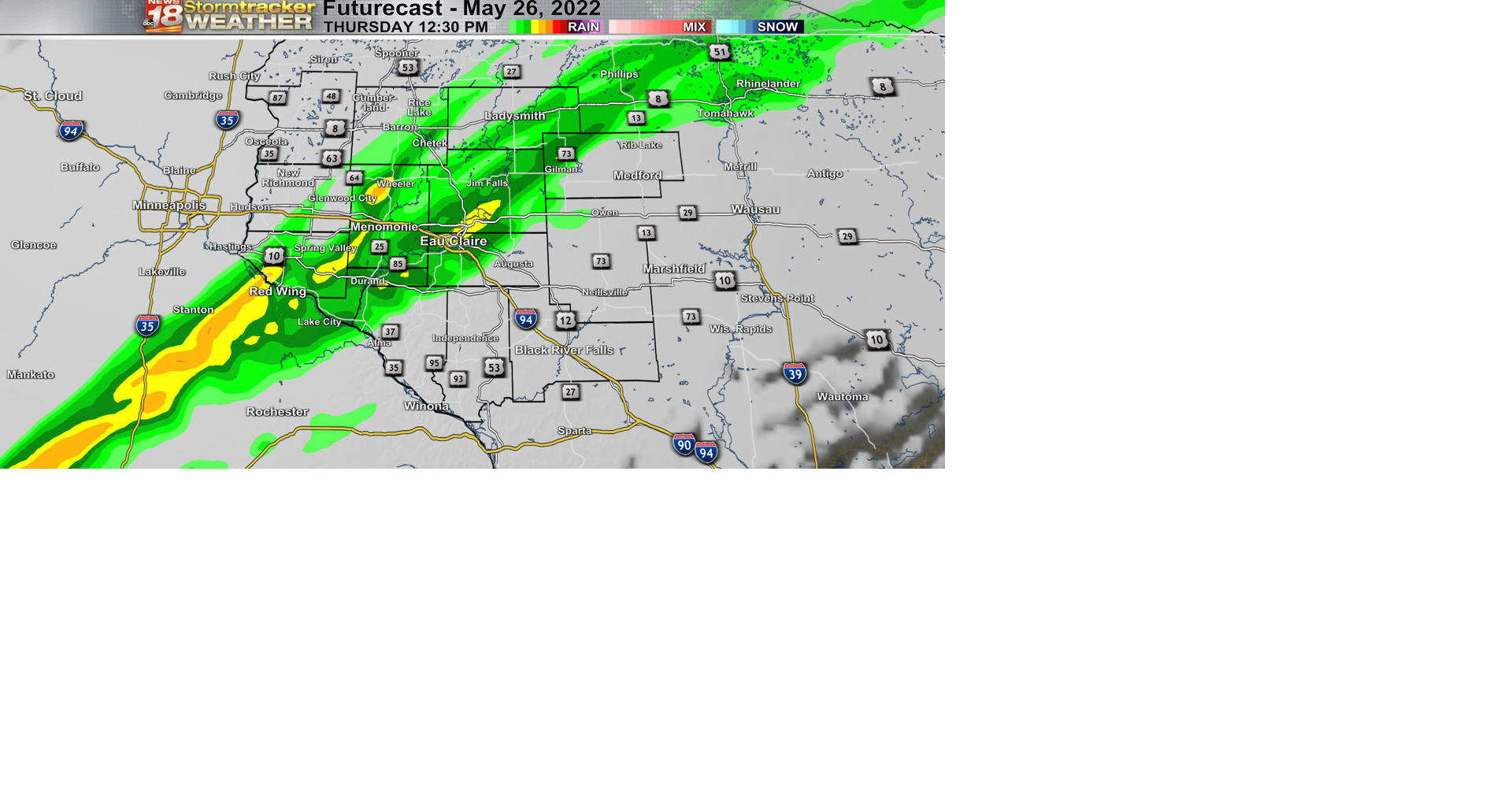 A few stray showers precede a pleasant warm up to start the holiday ...