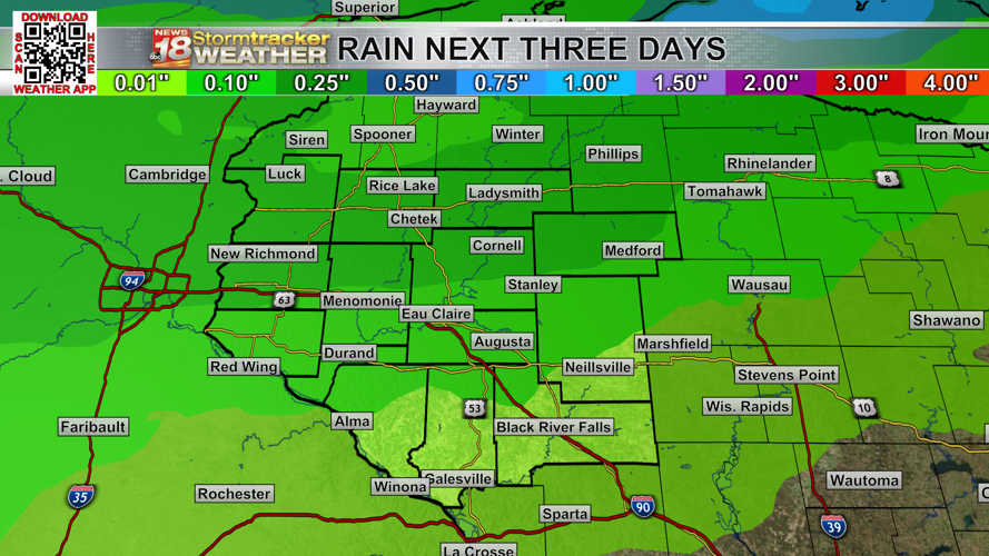 A mostly quiet Wednesday ahead but rain chances set to return later ...