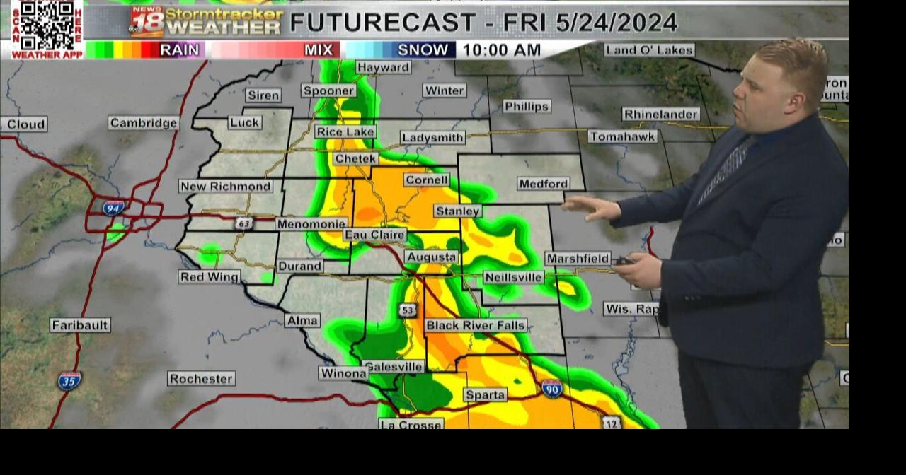 Numerous showers and thunderstorms expected today; more rain for Sunday ...