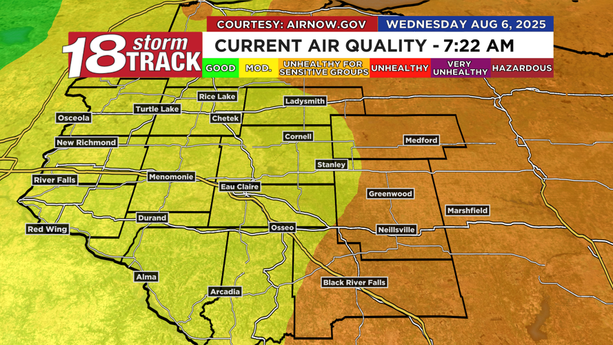 A warmer and more humid weather pattern begins Wednesday along with ...
