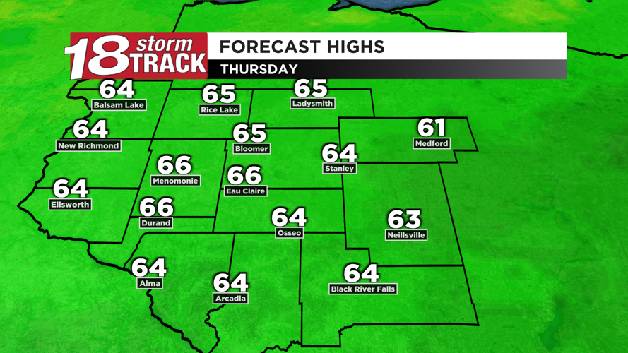 Cooler temperatures expected for the rest of the work week before ...