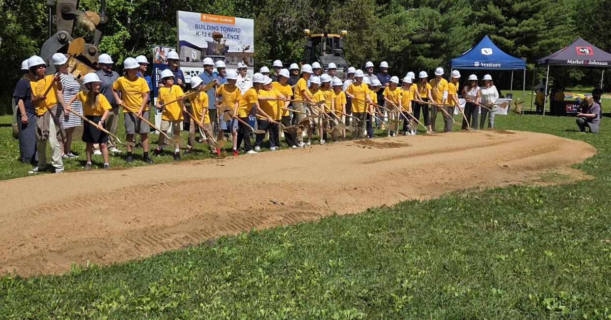 Venture Academy breaks ground on new Lake Hallie facility, will expand to K-12