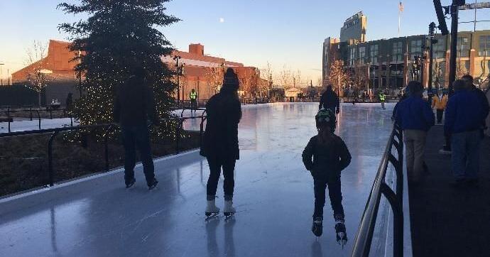 Ice Skating Rink Opens At Titletown District In Green Bay Community ice-skating-rink-opens-at-titletown-district-in-green-bay-community