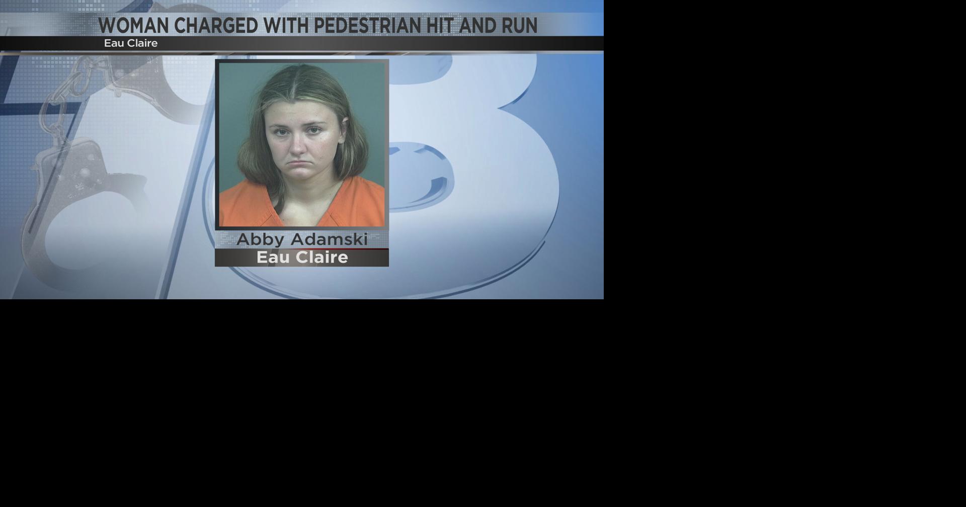 Woman charged with leaving scene after pedestrian in crosswalk hit by car in Eau Claire