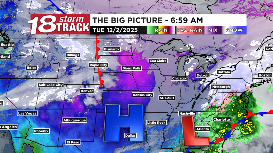 Tracking some light snow Tuesday night followed by a blast of very cold ...