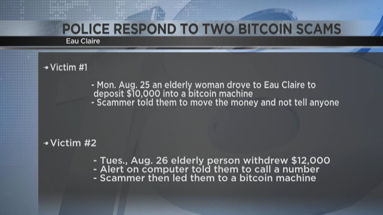 Eau Claire Police respond to two Bitcoin scams
