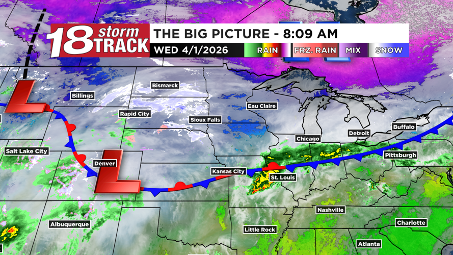 Messy spring system to bring sleet, freezing rain, rain and some snow ...