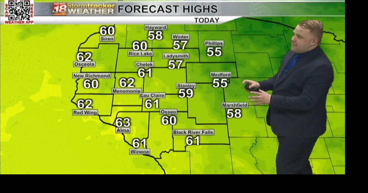 Milder weather expected going forward with a few rain chances sprinkled ...