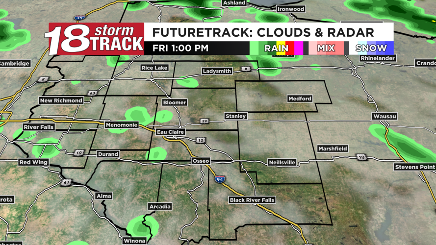 Several rounds of scattered showers and storms likely through the ...