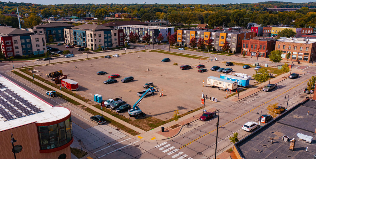 Block 7 closes to public parking, construction on new grocery store set ...