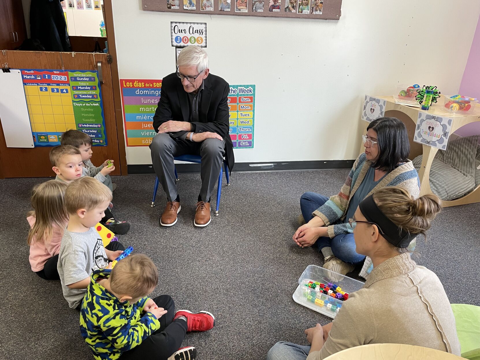 Evers visits Chippewa Valley to highlight proposed childcare