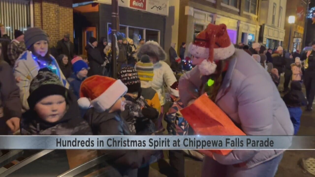 Hundreds in Christmas Spirit in Chippewa Falls Parade Video