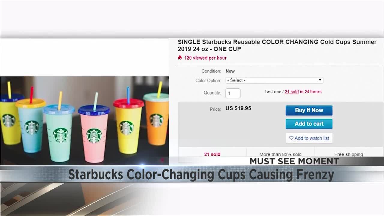 Starbucks Launches Reusable Color Changing Cold Cups