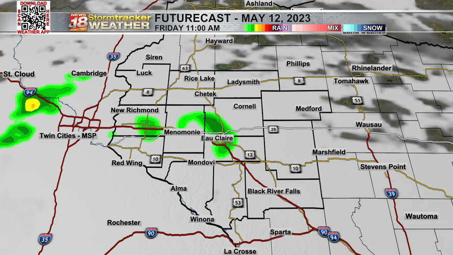 Weather String Maps String of warm days with only isolated rain chances will continue into ...