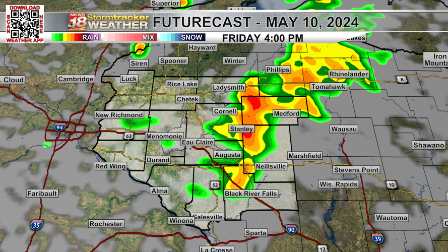 A warm Wednesday ahead; scattered rain chances return to end the work ...
