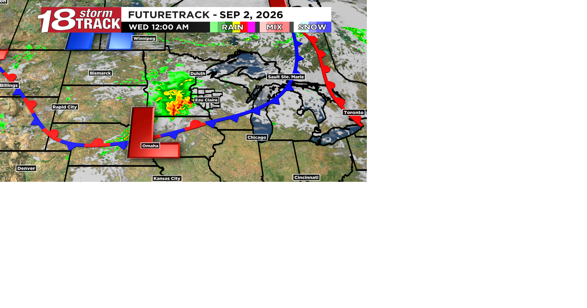 A toasty and humid day to ring in the month of September; tracking thunderstorm chances late Tuesday night