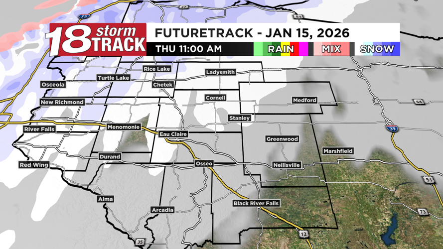 Clipper system to bring periods of scattered snow showers to the area ...
