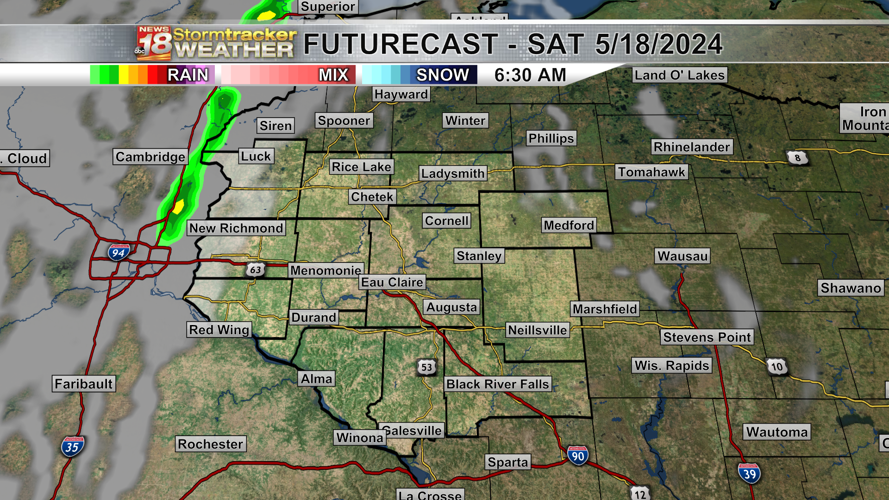Above average temps and a few isolated showers possible Friday; the ...