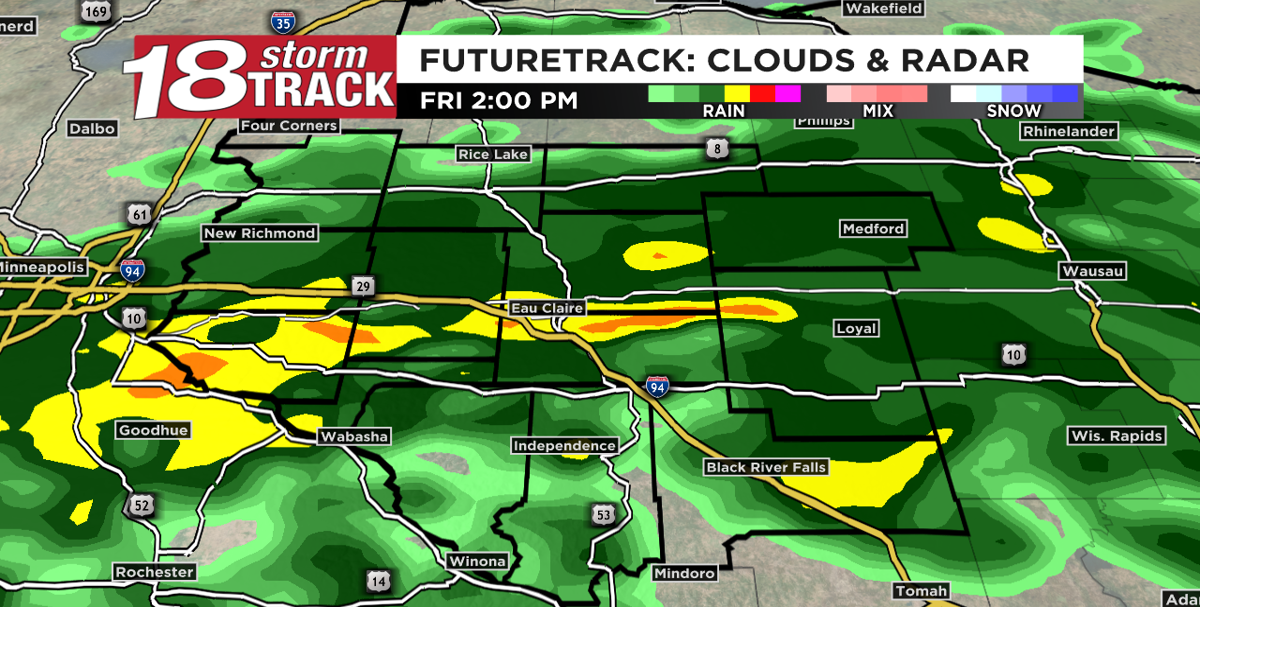 Rain chances increasing on Friday